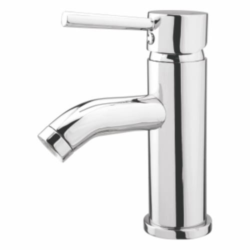 Single Lever Basin Mixer with 450mm Long SS Braided Hose Chrome